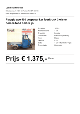Prijs &euro; 1.375,