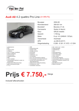 Prijs &euro; 7.750,