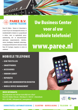 Uw Business Center voor al uw mobiele telefonie!