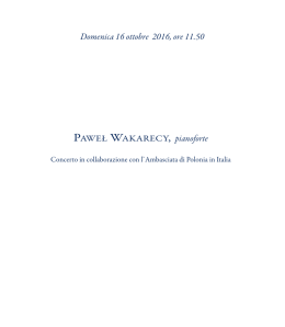pdf del programma - Il Palazzo del Quirinale