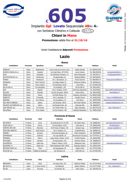 Impianto Gpl Lovato Sequenziale 48Pin 4c* Chiavi in