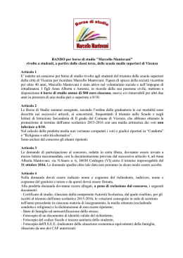 Bando di concorso - Liceo Statale "Antonio Pigafetta"