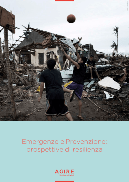 Emergenze e Prevenzione: prospettive di resilienza