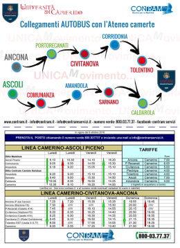 Civitanova - Universit&agrave; di Camerino