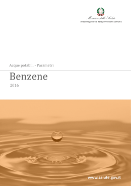 Benzene - Ministero della Salute