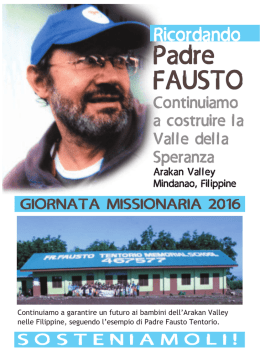 Padre FAUSTO - PIME Milano