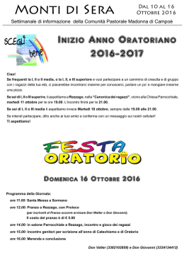 N&deg; 6 del 10 Ottobre 2016