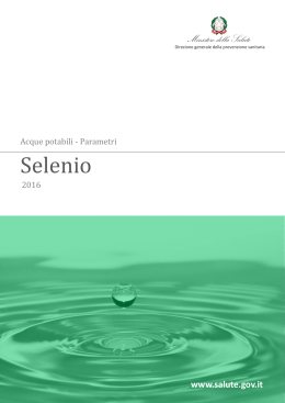 Selenio - Ministero della Salute
