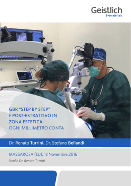 Dr. Renato Turrini, Dr. Stefano Bellandi GBR “STEP BY STEP” E