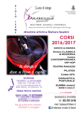 Scuola di danza - Arabesque Scuola Danza