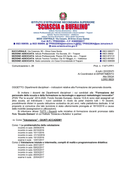 Comunicazione n - Sciascia e Bufalino