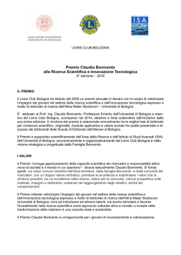 Premio Bonivento - 8 edizione 2016 - ISA