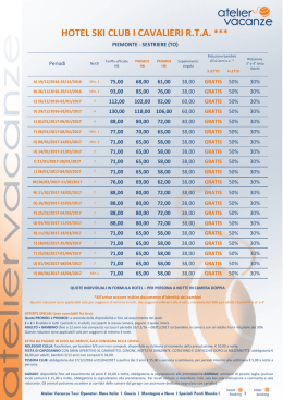 piemonte - Atelier Vacanze Srl