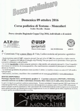 09 testona uisp - Podistica None