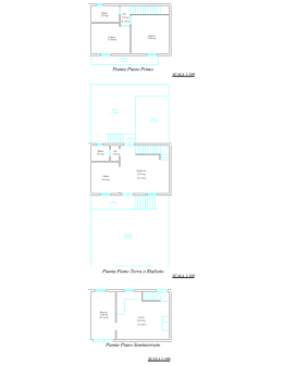 Pianta Piano Seminterrato Pianta Piano Terra o