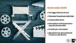 Le slide sul sito del Mibact - Governo Italiano Presidenza del