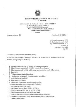 Comunicazione n. 35 Convocazione Consigli Istituto