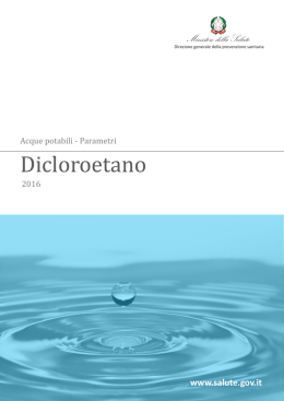 Dicloroetano - Ministero della Salute