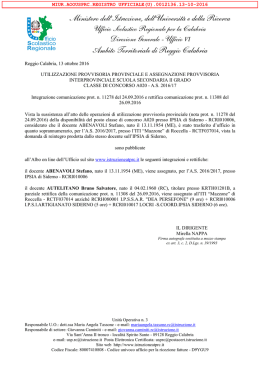 uo3-20161013-12136 - Ufficio VI – Ambito territoriale di Reggio
