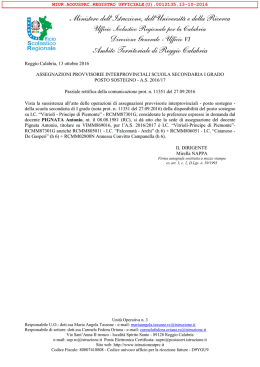 uo3-20161013-12135 - Ufficio VI – Ambito territoriale di Reggio