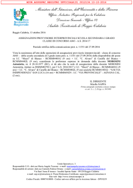 uo3-20161013-12134 - Ufficio VI – Ambito territoriale di Reggio