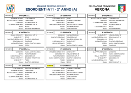 esordienti-a11 - 2&deg; anno (a) verona