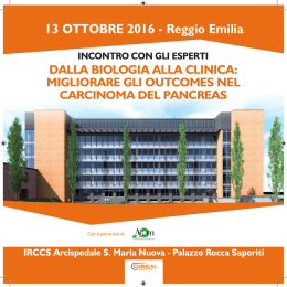Programma - Azienda Ospedaliera di Reggio Emilia