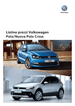 Listino prezzi Volkswagen Polo/Nuova Polo Cross