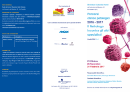 Percorsi clinico patologici - Programma