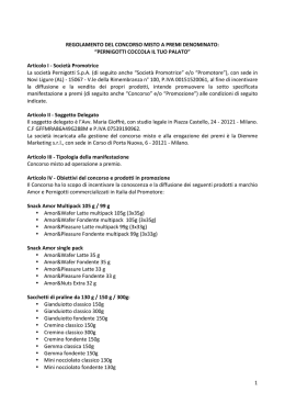 1 regolamento del concorso misto a premi denominato