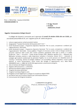 leggi tutto - Liceo Classico Carducci Cassino