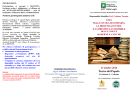 bozza locandina 14.10 - Associazione Italiana Dislessia