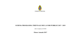 PLP 2017_2019 - Comune di Bologna