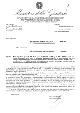 11.10.2016 prap sicilia - riscontra la nota co.s.p. sull`utilizzo dello