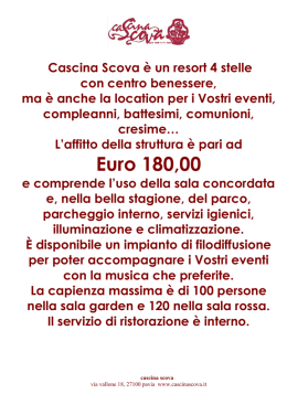Euro 180,00 - Cascina Scova
