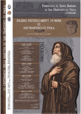 1 | | F - ARCIDIOCESI METROPOLITANA DI CATANZARO