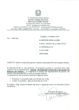 (Conponenti Genitori, Docenti e Personale ATA).