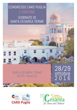 congresso - Terme di Santa Cesarea