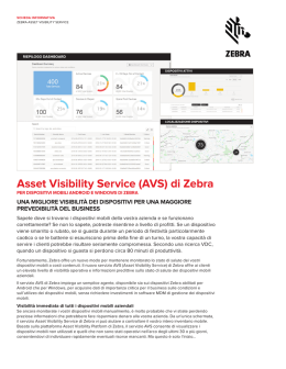 Asset Visibility Service (AVS) di Zebra