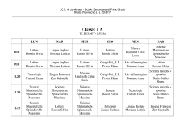 Classe - I.C.S. di Lendinara