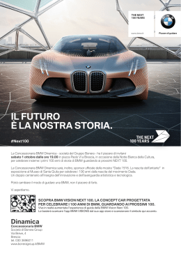 Evento BMW - Agenda comune di Brescia