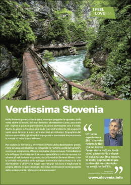 Verdissima Slovenia - L`Agenzia di Viaggi
