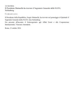 stampa - Presidenza della Repubblica