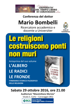 Conferenza del dottor Mario Bombelli