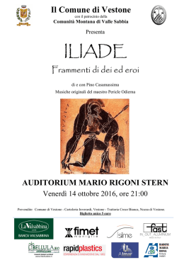 Iliade14ottobre2016 - Istituto Istruzione Superiore "G. Perlasca"