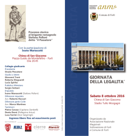 Volantino - Comune di Forl&igrave;