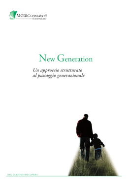new generation - Metaconsulenti