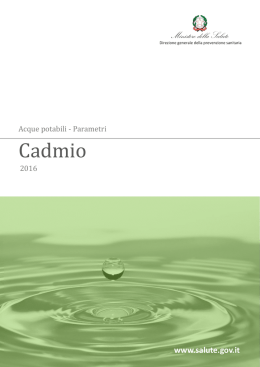 Cadmio - Ministero della Salute