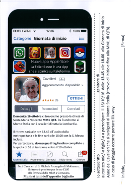 Page 1 @ @ @ @ O | WIND 3: - 17:35 Categorie Giornata di inizio