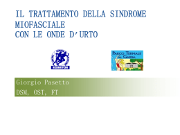 Diapositiva 1 - Giorgio Pasetto